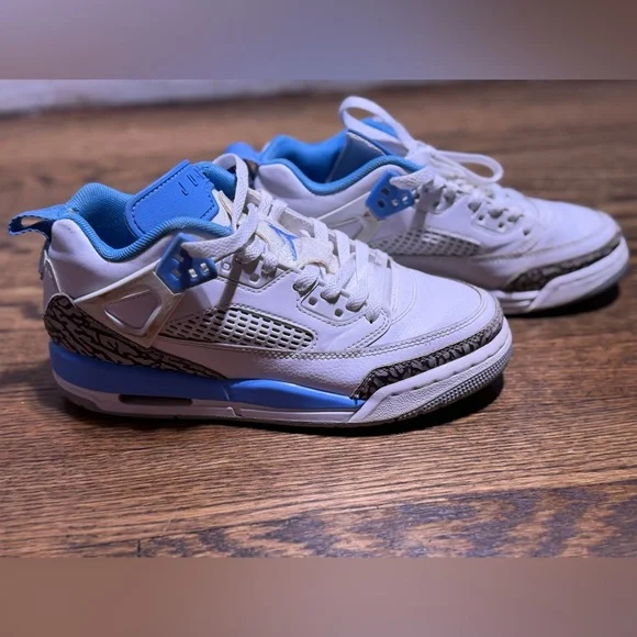 Nike Jordan Spizike Low GS UNC Kids Youth Women Casual Shoes Sneakers SZ 5Y - Picture 5 of 9